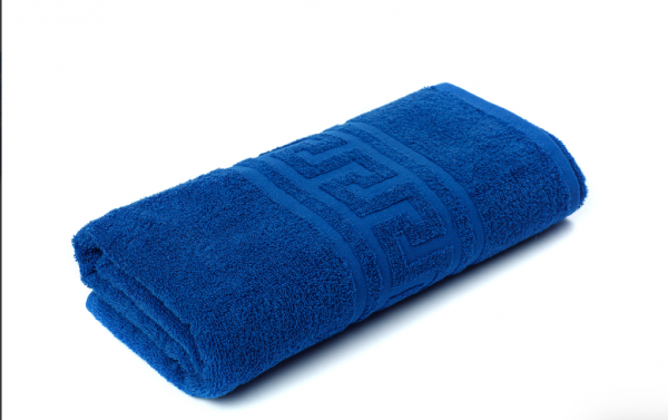 Полотенце махровое 30х50, цв. ярко-синий, 380гр/м2, Узбекистан