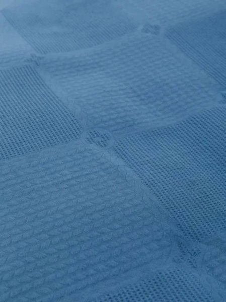 Постельное белье сатин однотонный Евро, Деним "Boho", "ГолдТекс"