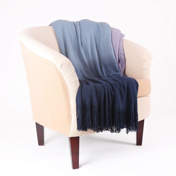 Плед покрывало gentle 150х200, 100% акрил, графит О-03