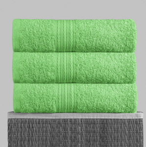 Полотенце махровое 70х140, цв. салатовый, 430 гр.Туркмения Б