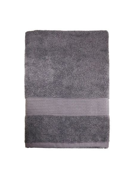 Полотенце махровое 70х140 серый 450 гр. Узбекистан