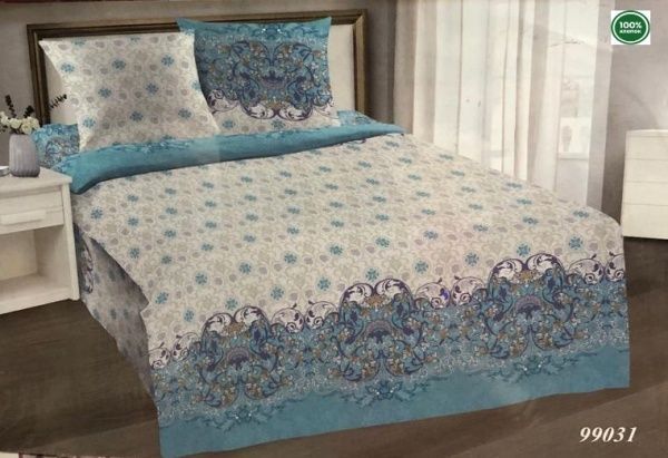 Постельное белье бязь наб. ЕВРО (под.220х200,пр.220х240,нав.50х70-2 шт.) пл,142г/м2,Шуя