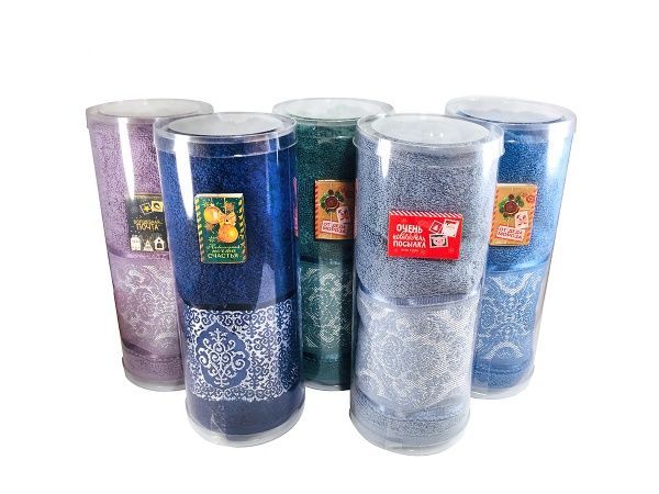 Комплект подарочный "Нежность" (Полотенце 50х90 см. - 1шт, магнит -1 шт,)