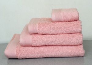 Полотенце махровое 50х100 коралл, "GUTEN MORGEN"