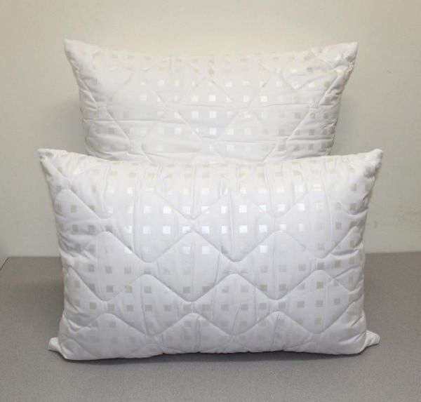 Подушка "Лебяжий пух", 70х70, чехол тик, без упаковки