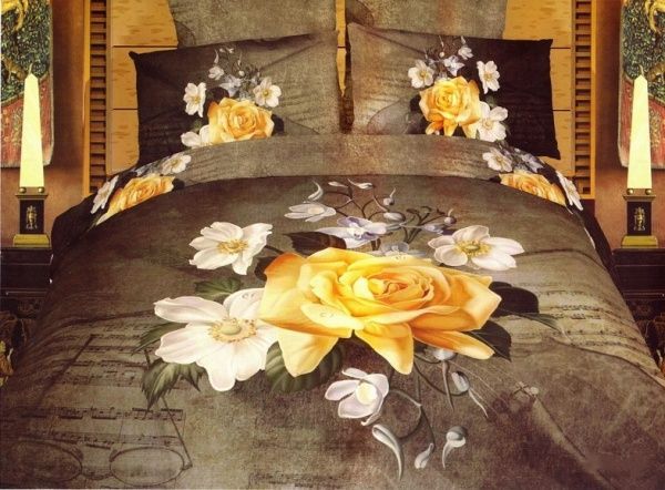 Постельное белье сатин наб 1,5 сп.( под.150х215, пр.160х220, нав.50х70-2шт.)"ТАНГО"