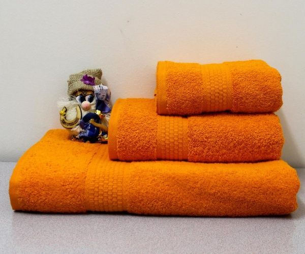 Полотенце махровое 50х90 апельсин 450 гр. Узбекистан