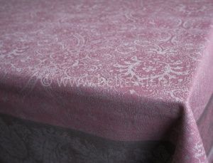 Скатерть "Классическая" 150*150,полулен,серый/сиреневый,арт 05С-28ЯК