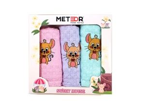 К-т пол-ц METEOR вафель. в короб. 40х60 (3 шт.) СИМВОЛ ГОДА